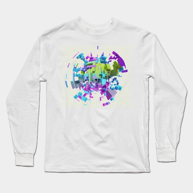 Abstract print Long Sleeve T-Shirt by VesterTee